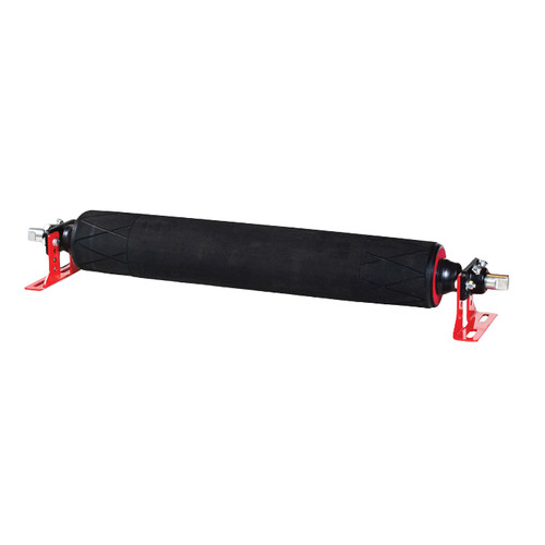 ASGCO Tru-Trainer Belt Tracking Idler, Stainless Steel, Flat Return