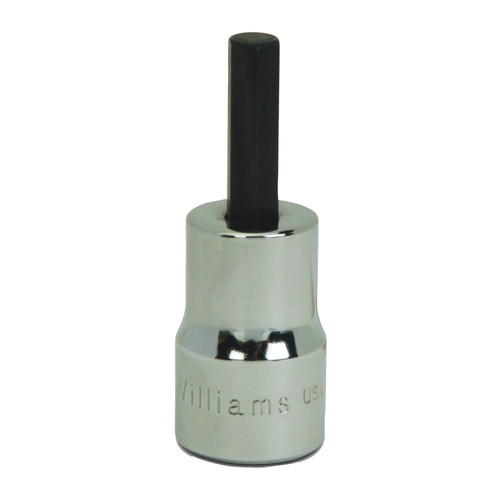 Hex Bit Socket, Standard, Imperial, Square Drive, 3/8 in Drive, Hex Socket, 1-1/16 in Lg, 1/8 to 3/8 in