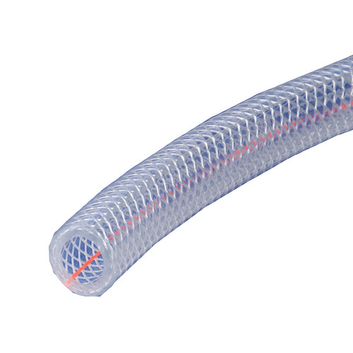 Tubing, 25 to 150 deg F, PVC, Crystal Clear, 1/4 to 2 in