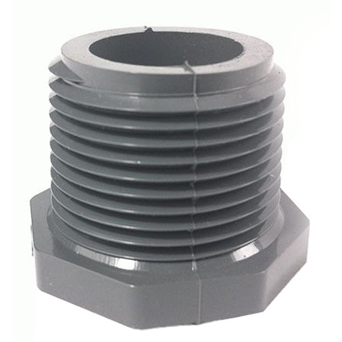 Plug, Plug, MNPT End, SCH 80, 150 psi, Molded, PVC, Gray, 140 deg F, Domestic