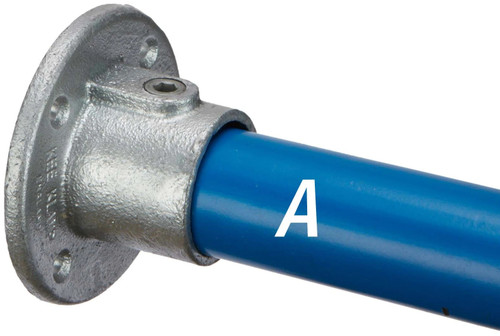 Flange, Medium, Gray