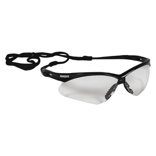 Safety Glasses, Anti-Scratch Lens, Black Frame, Nylon Frame
