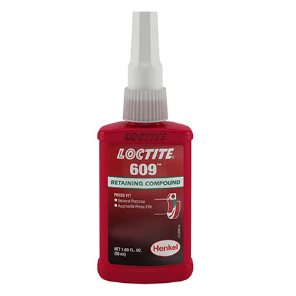 Retaining Compound, Methacrylate ester, Liquid, 10 min Drying, 24 hr Curing, Green, Mild, 150 deg C