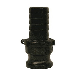 DIXON Adapter, Type E,  Cam and Groove, Adapter, Male Adapter x Hose Shank End, 100 psi, 70 deg F, Domestic