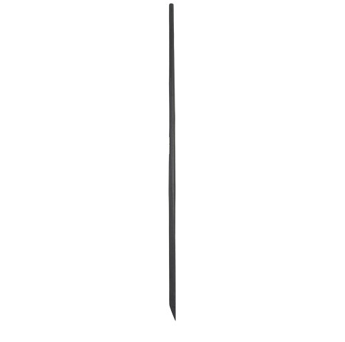 Crow Bar, Pointed Tip, Hex, Pinch Point, Forged Carbon Steel
