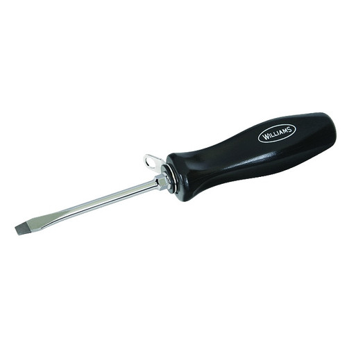 Screwdriver, Round Shank, Steel Shank, Comfort Grip, Alloy Steel, Polished Chrome Coated, Comfort Grip