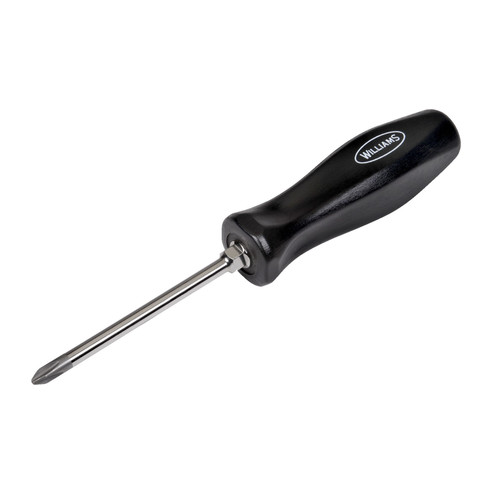 Screwdriver, Round Shank, Steel Shank, Premium Comfort Grip, Alloy Steel, Polished Chrome Coated, Imperial