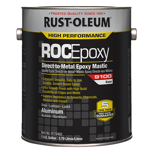 RUSTOLUEM 9100 System Epoxy Coating, 1 gal Container, Liquid, 125 to 225 sq-ft/gal, Solvent