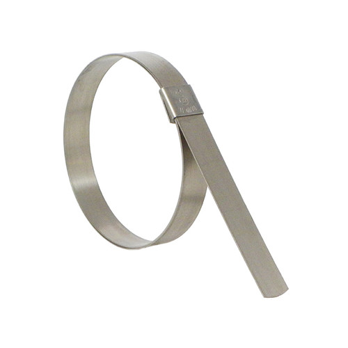 Center Punch Clamp, Double Wrapped, 0.025 in Thk, 201 Stainless Steel,  Carbon Steel, Galvanized, Domestic