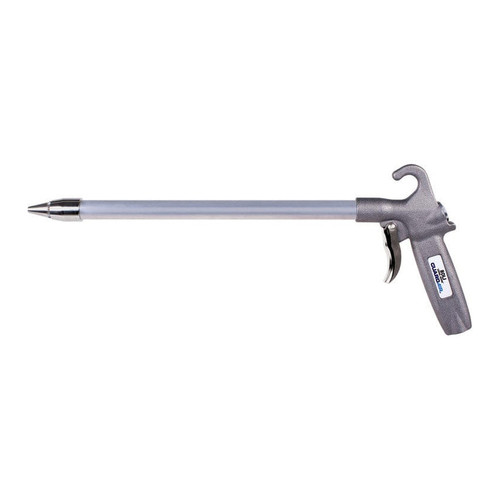 Safety Blow Gun, Solid Conical Tip, 120 psi Working, 1/4 in FNPT Thread, Aluminium, Gray, Domestic