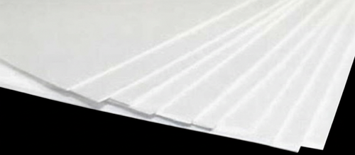 Plastic Sheet, PTFE Coated, 48 in Wd, 48 in Lg