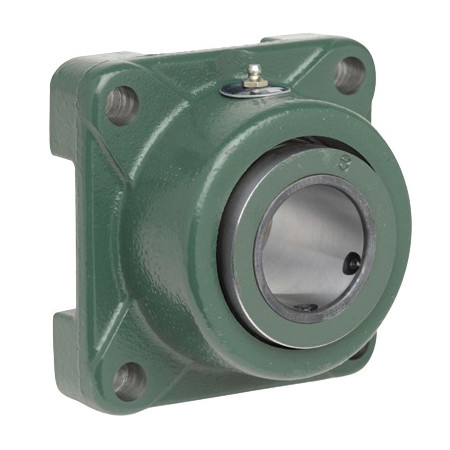 DODGE TYPE E 4 BOLT FLANGE Roller Bearing Unit, Type E-Xtra, 6 in Lg Bolt Center-to-Center, 4-Bolt Flange Mount, 7-3/4 in Lg