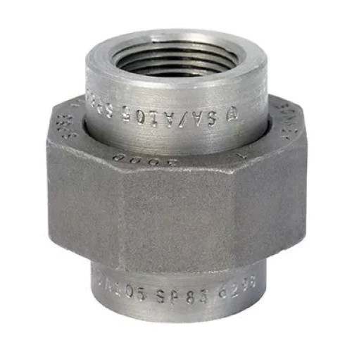 Union, Union, NPT End, SCH 160, 3000 lb, Forged, Steel