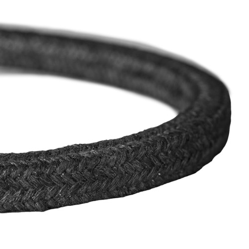 SEPCO Ultra-Graphite Packing, #ML4500 Packing, 1250 deg F, 0 to 14, Multi-Lok Braided Graphite, Black