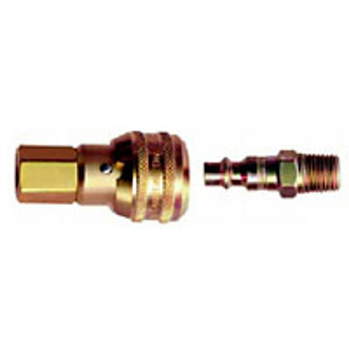 Pneumatic Coupler, Plug, Steel, Male End