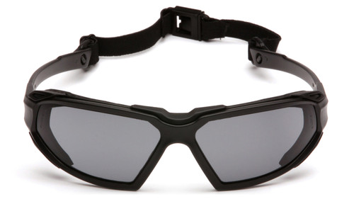 Goggle, Black Frame, Nylon,  Foam Lined Frame, Polycarbonate Lens, ANSI Z87.1,  CE EN166, 1 UV Protection