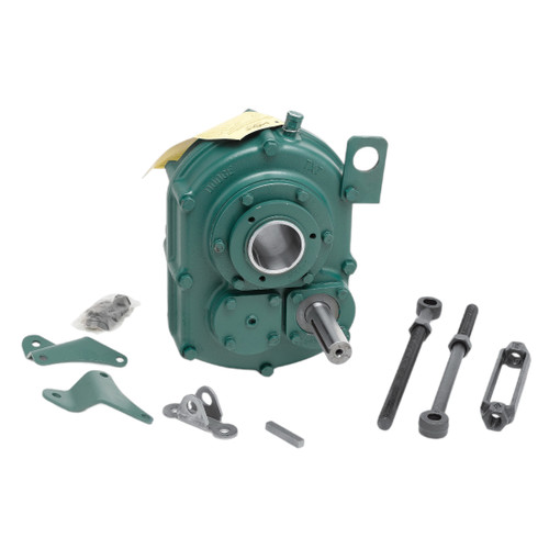 DODGE TXT Speed Reducer, Standard Double, 15:1 Gear, Solid Shaft Input, Straight Bore Output, 0.985 Efficiency, Oil DODGE TXT Speed Reducer, Standard Double, 15:1 Gear, Solid Shaft Input, Straight Bore Output, 0.985 Efficiency, Oil