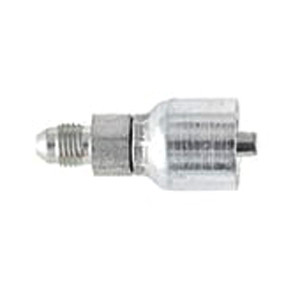 PARKER 71 Series Hydraulic Hose Fitting,Crimp Style, Straight,37 deg Male JIC Rigid End,Steel,Domestic