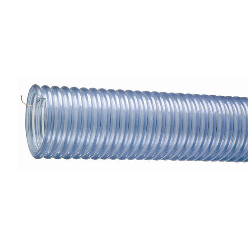 KURIYAMA Food and Beverage Hose, -20 to 65 deg C, Transparent, PVC