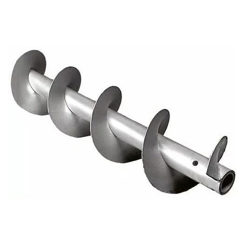 Conveyor Screw, Helicoid, 141 in Lg, Steel, Right Helicoid Flight