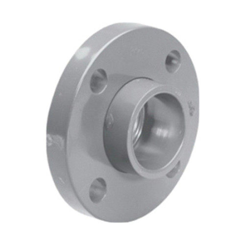 Van Stone Flange, Slip Socket End, SCH 80, Molded, Chlorinated PVC, 210 deg F, Gray, Flange Van Stone Flange, Slip Socket End, SCH 80, Molded, Chlorinated PVC, 210 deg F, Gray, Flange