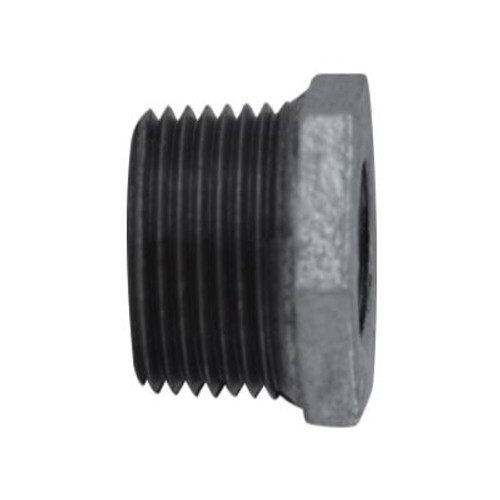 Hex Bushing, -20 to 350 deg F, Reducing, Bushing, MNPT x FNPT End, Class 150, 150 lb, Malleable Iron