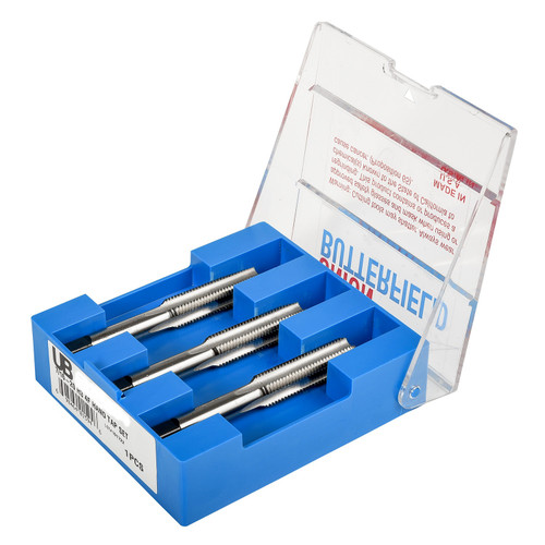 DORMER Tap Set, Straight Flute, Right Hand Cut, 2B/3B, Bottoming/Plug/Taper Chamfer, High Speed Steel, Imperial