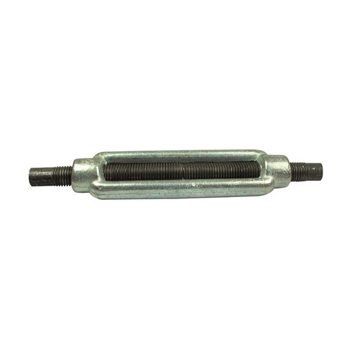 Turnbuckle, Stub End, Stub End/End, 6 in Take Up, 16 in Lg Closed, Steel, Hot Dipped Galvanized