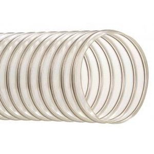 HI-TECH DURAVENT UFD Duct Hose, -65 to 200 deg F, Thermoplastic Polyurethane Reinforced, Blue, Domestic
