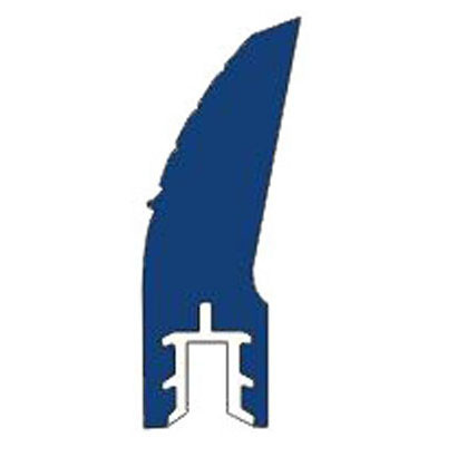 Replacement Blade, Conveyor Belt Cleaner, Polymer, Blue, 7-1/4 in Lg, -20 to 180 deg F