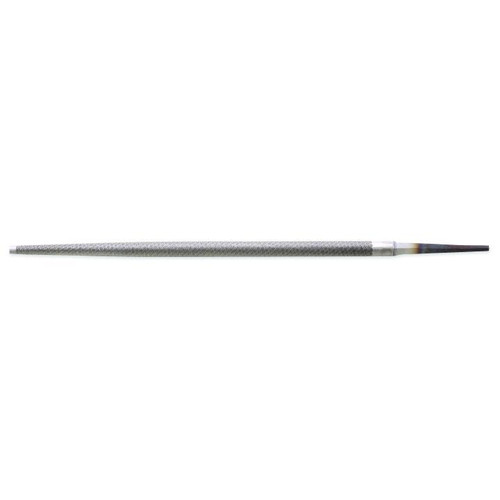 NICHOLSON File, Round, Tang, 10 in Lg, American Coarseness of Cut, 0.35 in Wd