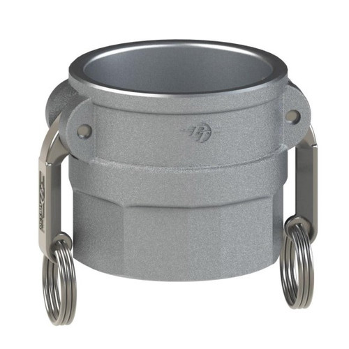 Coupler, Type D,  Cam and Groove, Coupler, Female Coupler x FNPT End, -150 deg F, Aluminium, Casting Coupler, Type D,  Cam and Groove, Coupler, Female Coupler x FNPT End, -150 deg F, Aluminium, Casting