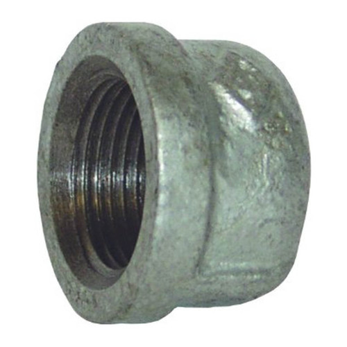 Cap, NPS End, 300 psi, Malleable Iron, Galvanized