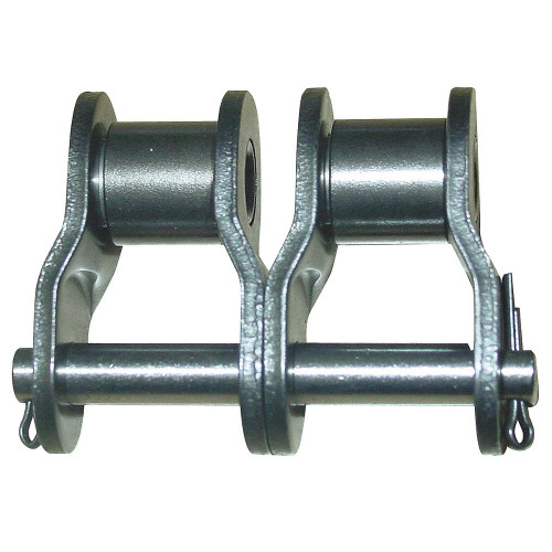 Offset Link, Double Strand Riveted Roller Chain