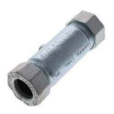 Coupling, 150 deg F, Steel, Galvanized, Coupling, Long