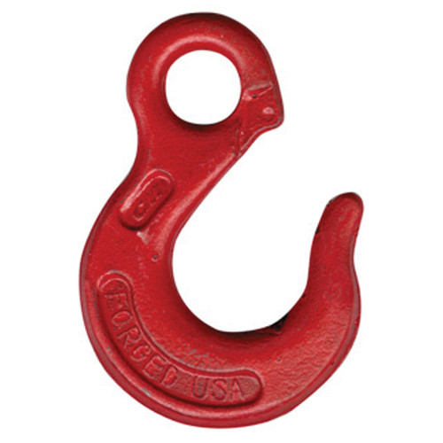 Slip Hook, Eye, 30/43, Eyelet, Carbon Steel, 5/16 to 1/2 in