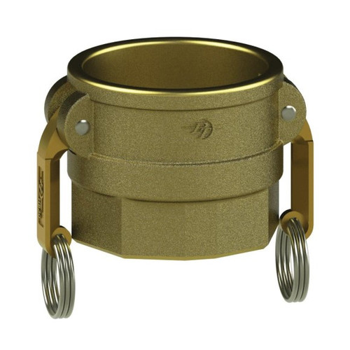 Coupler, Type D,  Cam and Groove, Coupler, Female Coupler x FNPT End, -150 deg F, Brass, Casting, Domestic Coupler, Type D,  Cam and Groove, Coupler, Female Coupler x FNPT End, -150 deg F, Brass, Casting, Domestic