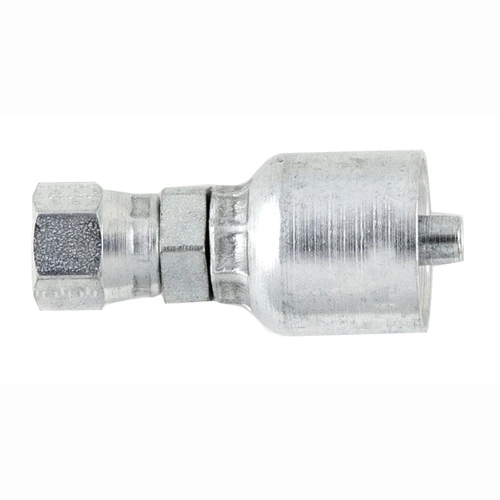 PARKER 43 Series Hydraulic Hose Fitting,Crimp Style, Straight,37 deg Female JIC Swivel x NPT End,Steel,Domestic