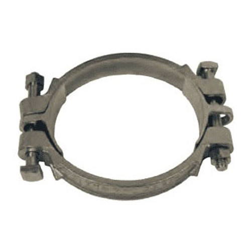 Bolt Clamp, 2-Bolt, 21 ft-lb Torque, Iron Band, Zinc Plated, Domestic Bolt Clamp, 2-Bolt, 21 ft-lb Torque, Iron Band, Zinc Plated, Domestic