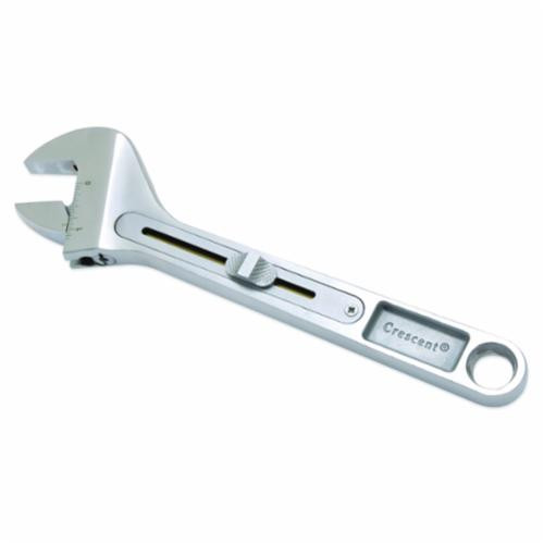 Adjustable Wrench, Adjustable, Adjustable, Non-Cushion Grip, Forged Steel Body, Forged Steel