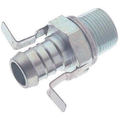 Hose Nipple, Barb x MNPT End, 316 Stainless Steel, 1/2 to 4 in