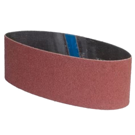 CARBORUNDUM Portable Belt, 24 in Lg Belt, 4 in Wd Belt, Aluminium Oxide Resin Cloth Backing