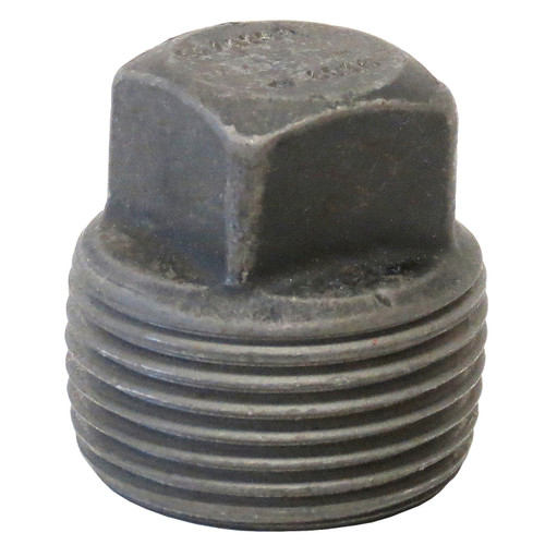 Plug, Square Head, Plug, NPT End, SCH 160, 3000 lb, Forged, Steel