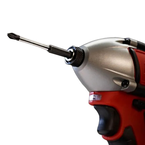 MILWAUKEE SHOCKWAVE Screwdriver Bit, Insert, Philips Point, 1 in Lg, Hex Shank, 1/4 in Shank, Alloy Steel, Black Phosphate