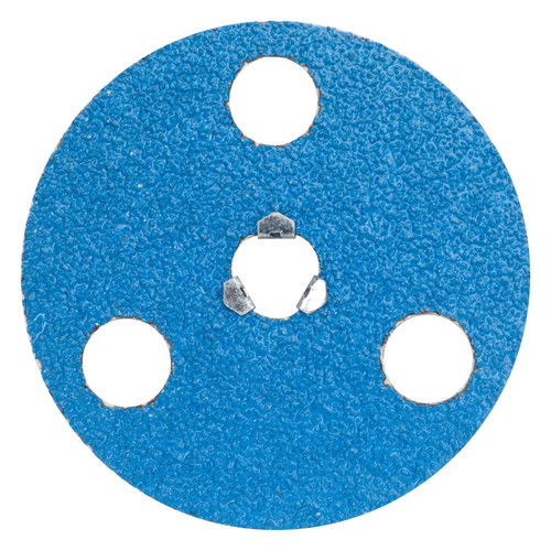 CARBORUNDUM Fiber Disc, Abrasive Coated, 5 in Dia Disc, 7/8 in Center Hole, Zirconia Abrasive, White