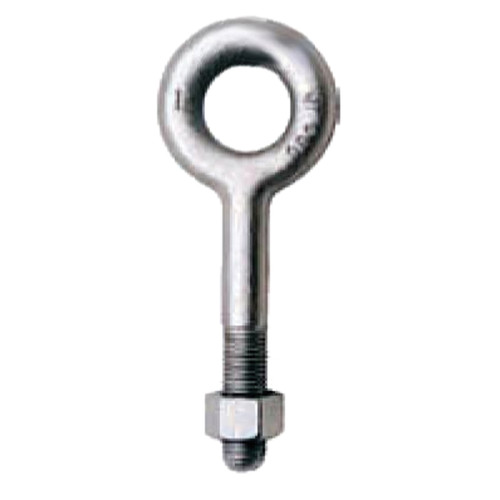 Eye Bolt, Imperial, 1/4 in Dia, Stainless Steel, Hot Dipped Galvanized, 1/2 in ID Eye, 1 in OD Eye