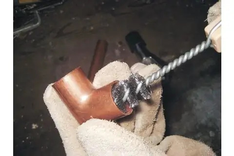 PFERD Tube Brush, Internal, Steel Wire Fill, Ergonomic Grip