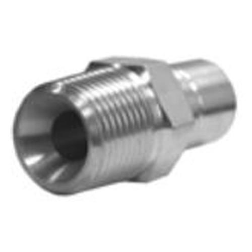 Hose Adapter, Swage Style, Adapter, MNPT End, Stainless Steel, Domestic