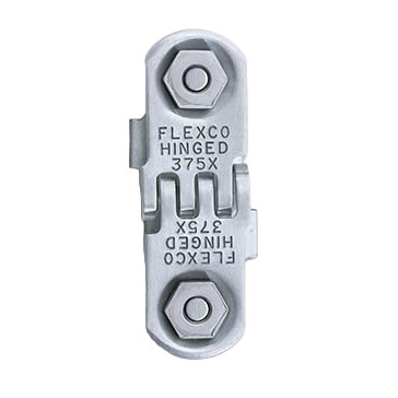 Fastener Strip, Bolt Hinged, Hinge, 190 Fastener PIW, 1/4 to 13/32 in Thk Belt, Steel, 6 in Min Dia Pulley