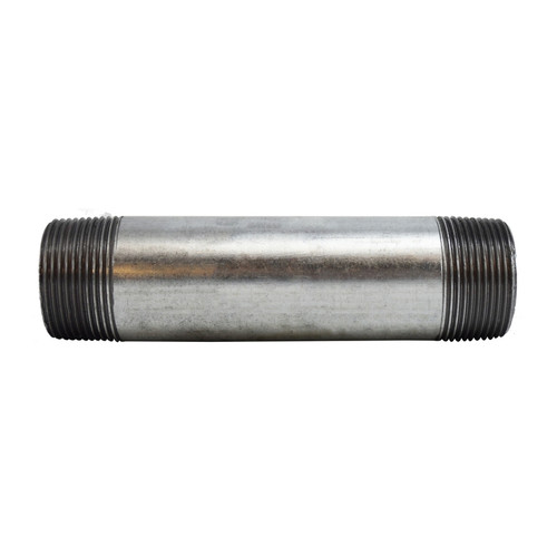 Pipe Nipple, 1-1/4 in, NPT End, SCH 40, 1300 psi, -200 to 150 deg F, Seamless,  Welded, Grade B Steel, Import